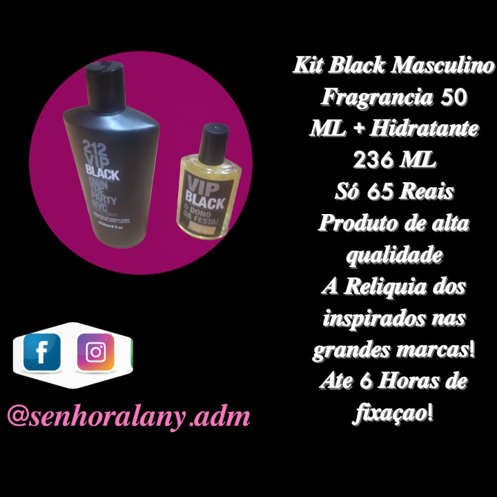Kit 212 Vip Black